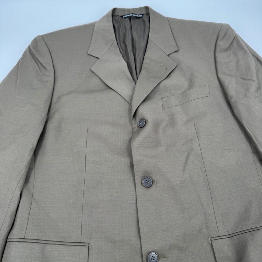 Giorgio Sanetti Wool Blazer Business Casual 3 Button Jacket‎ 38R
